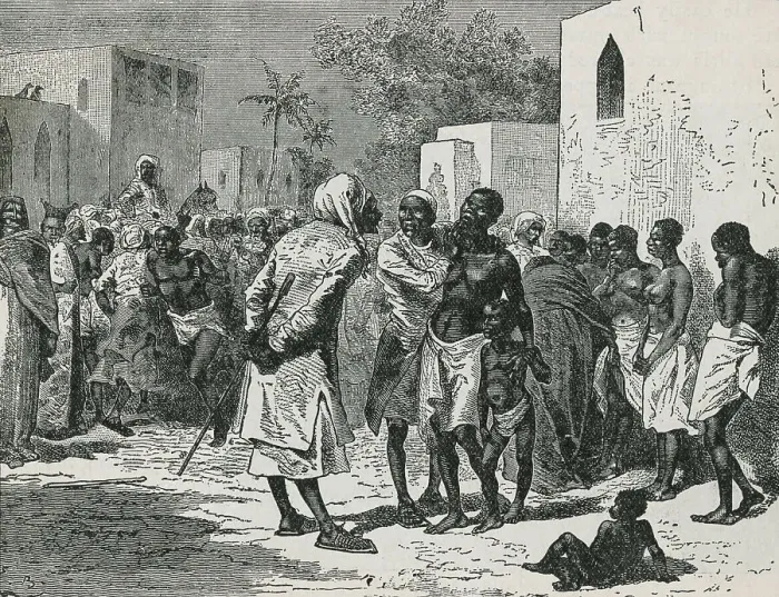 Framed Print : Slave-Buying in Africa Framed Print : Slave-Buying in Africa