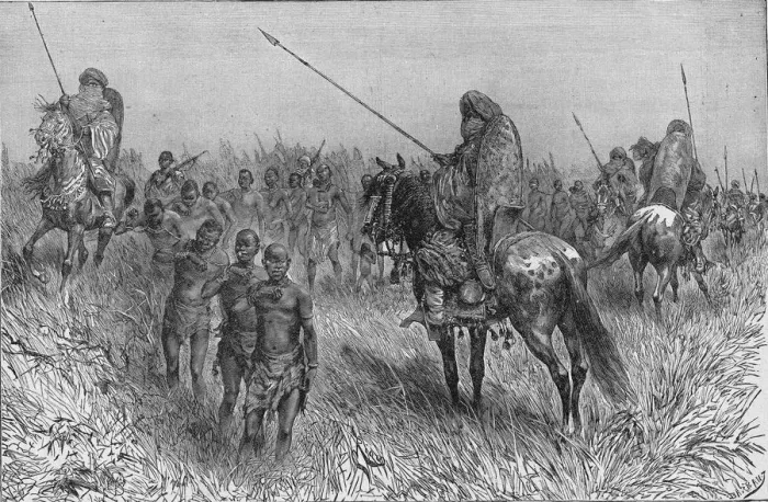 Framed Print : Slave Gang Of Central Africa Framed Print : Slave Gang Of Central Africa