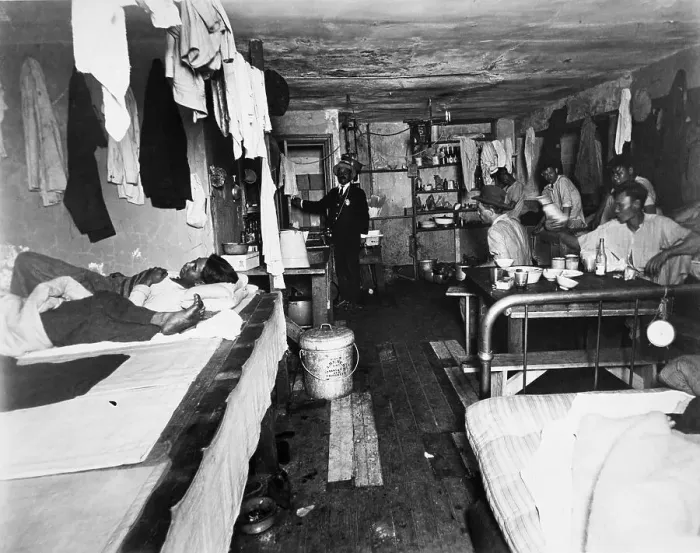 Framed Print : Sleeping Quarters in Tenements Framed Print : Sleeping Quarters in Tenements