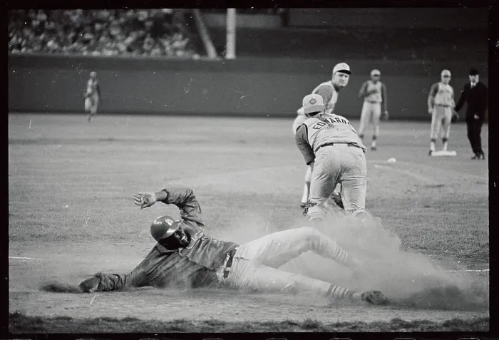 Framed Print : Sliding Home to Score Framed Print : Sliding Home to Score