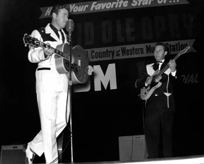 Framed Print : Slim Whitman At The Opry Framed Print : Slim Whitman At The Opry