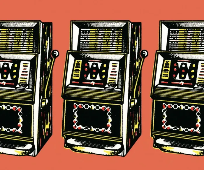 Framed Print : Slot machines Framed Print : Slot machines
