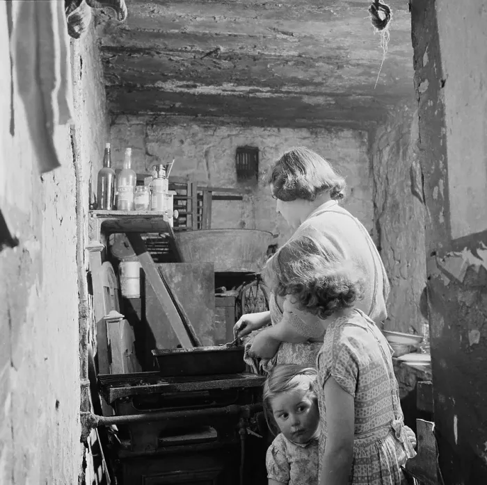 Framed Print : Slum Kitchen Framed Print : Slum Kitchen