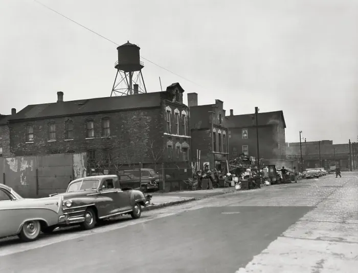 Framed Print : Slums Of Maxwell Street, Chicago Framed Print : Slums Of Maxwell Street, Chicago
