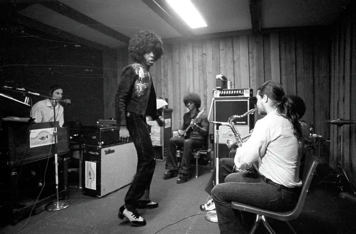 Framed Print : Sly & The Family Stone Recording Framed Print : Sly & The Family Stone Recording