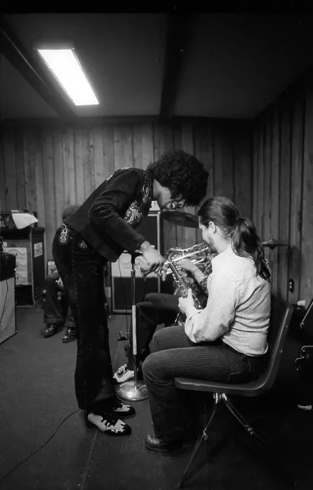 Framed Print : Sly And Family Stone Recording