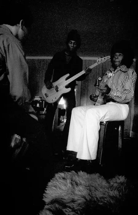 Framed Print : Sly And The Family Stone Recording Session Framed Print : Sly And The Family Stone Recording Session