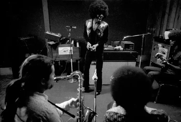 Framed Print : Sly And The Family Stone Recording Session Framed Print : Sly And The Family Stone Recording Session