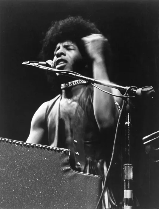 Framed Print : Sly Stone At Fillmore East Framed Print : Sly Stone At Fillmore East