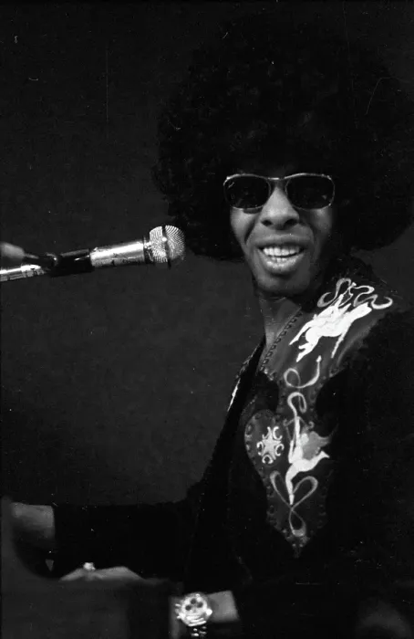 Framed Print : Sly Stone On The Mic Framed Print : Sly Stone On The Mic