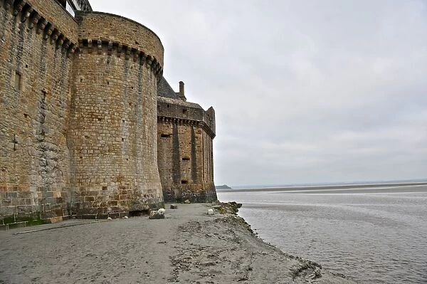 Small Chapel of Mont Saint-Michel of Normany region in France