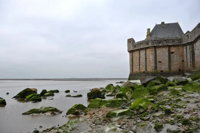 Framed Print : Small Chapel of Mont Saint-Michel of Normany region in France Framed Print : Small Chapel of Mont Saint-Michel of Normany region in France