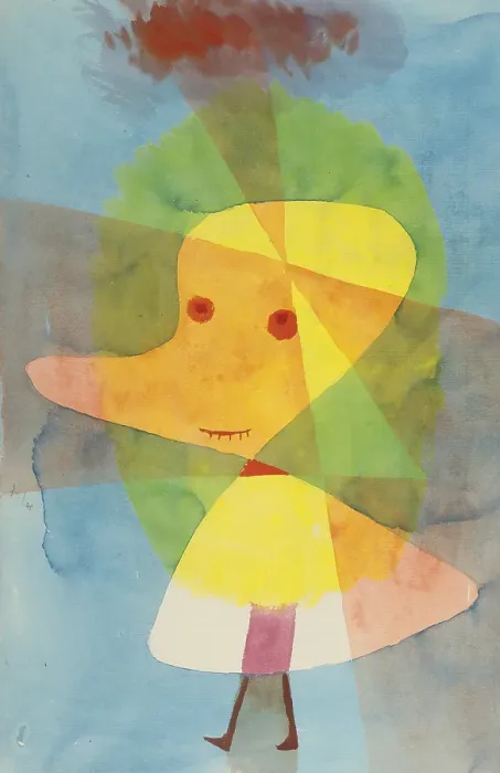 Framed Print : Small garden ghost. Artist: Klee, Paul (1879-1940) Framed Print : Small garden ghost. Artist: Klee, Paul (1879-1940)