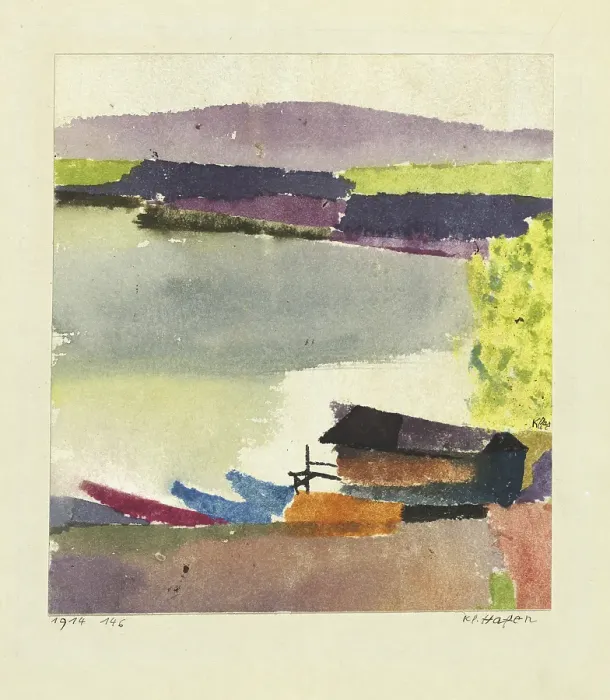 Framed Print : Small harbour (Kleiner Hafen), 1914. Artist: Klee, Paul (1879-1940) Framed Print : Small harbour (Kleiner Hafen), 1914. Artist: Klee, Paul (1879-1940)