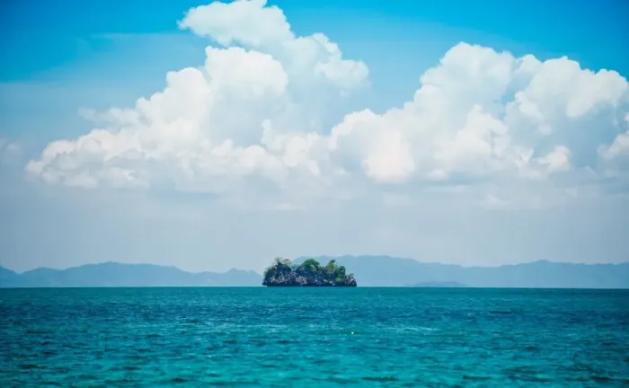 Framed Print : Small island in Andaman sea
