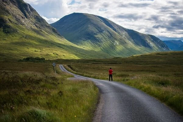 The small road in Glencoe, Highland