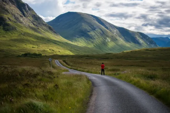 Framed Print : The small road in Glencoe, Highland Framed Print : The small road in Glencoe, Highland