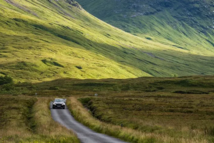 Framed Print : The small road in Glencoe, Highland Framed Print : The small road in Glencoe, Highland