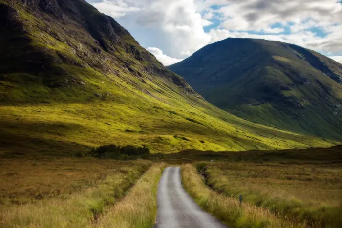 Framed Print : The small road in Glencoe, Highland Framed Print : The small road in Glencoe, Highland