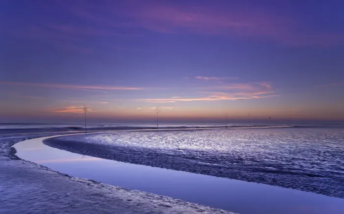 Framed Print : Small tidal inlet in the Wadden Sea, North Sea, Lower Saxony, Germany, Europe Framed Print : Small tidal inlet in the Wadden Sea, North Sea, Lower Saxony, Germany, Europe