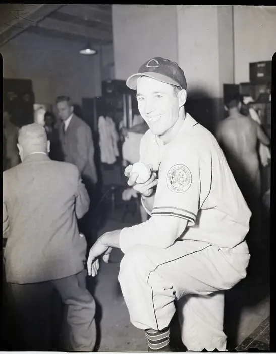 Framed Print : Smiling Bob Feller Posing W / Baseball Framed Print : Smiling Bob Feller Posing W / Baseball
