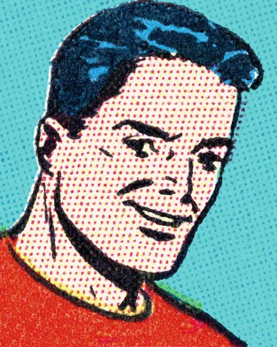 Framed Print : Smiling Man