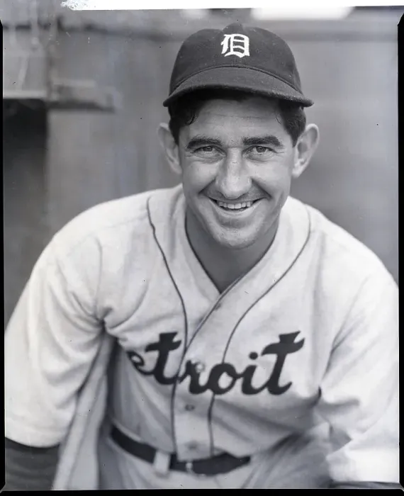 Framed Print : A Smiling Mickey Cochrane In Uniform Framed Print : A Smiling Mickey Cochrane In Uniform