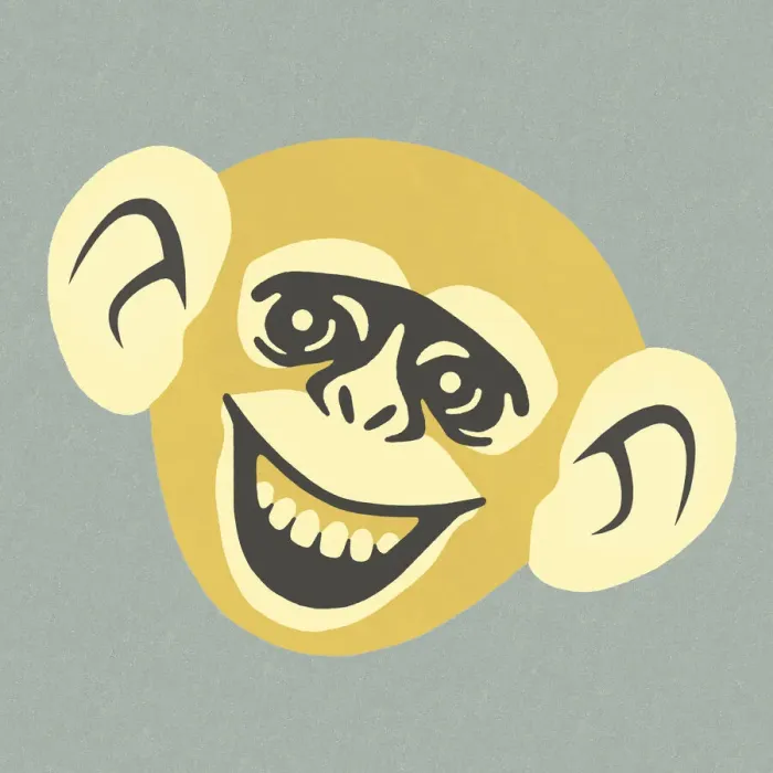 Framed Print : Smiling Monkey Framed Print : Smiling Monkey