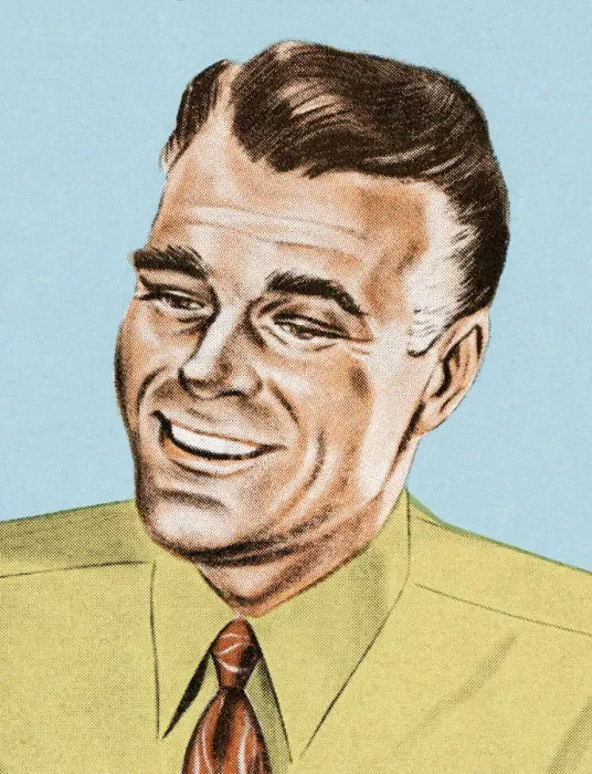 Framed Print : Smiling Older Man Framed Print : Smiling Older Man