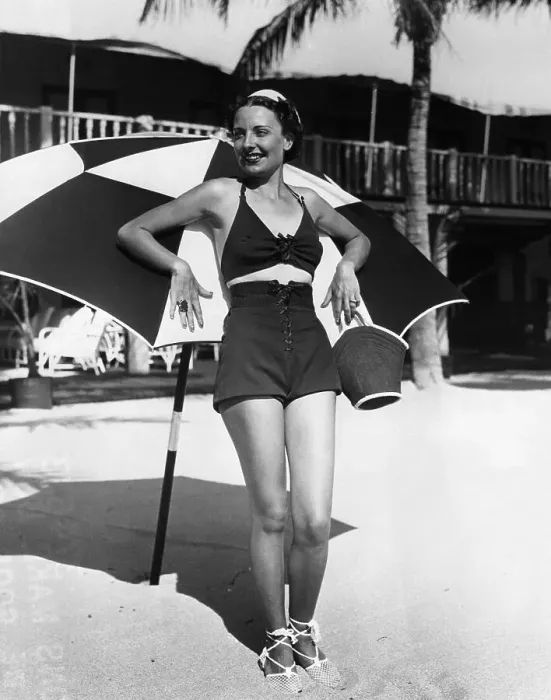 Framed Print : Smiling woman on beach Framed Print : Smiling woman on beach