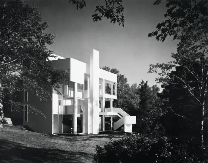 Framed Print : Smith House; Interesting Architecturally Framed Print : Smith House; Interesting Architecturally