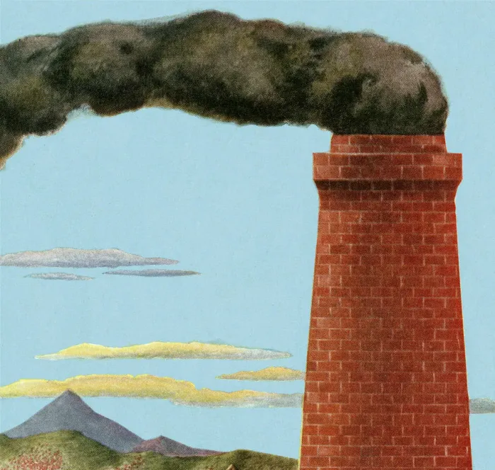 Framed Print : Smoke Coming Out of Chimney Framed Print : Smoke Coming Out of Chimney