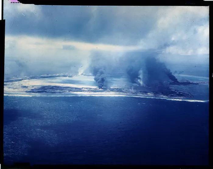 Framed Print : Smoke from Islands Framed Print : Smoke from Islands