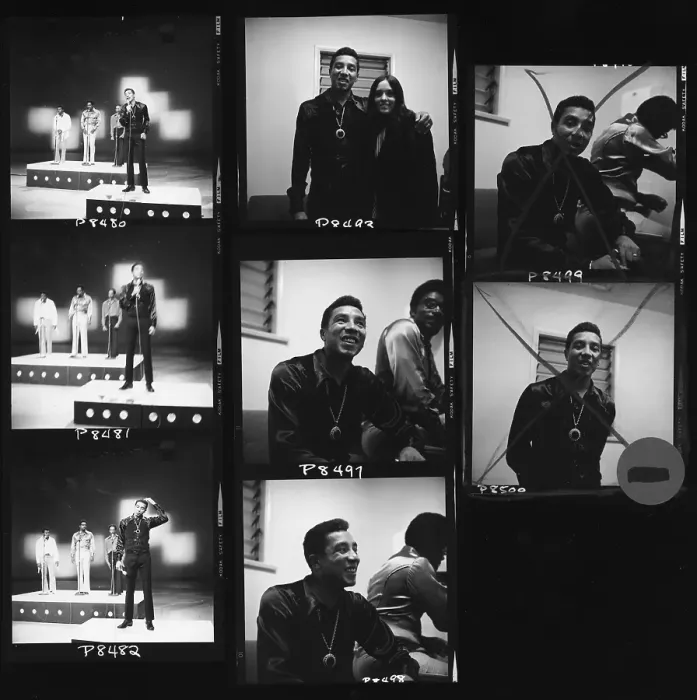 Framed Print : Smokey Robinson and the Miracles Proof Sheet Framed Print : Smokey Robinson and the Miracles Proof Sheet