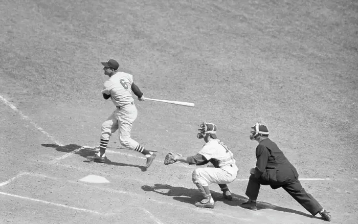 Framed Print : S.Musial Batting During Baseball Game Framed Print : S.Musial Batting During Baseball Game