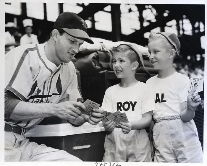 Framed Print : S.Musial & Twins Go Thru Some Pictures Framed Print : S.Musial & Twins Go Thru Some Pictures