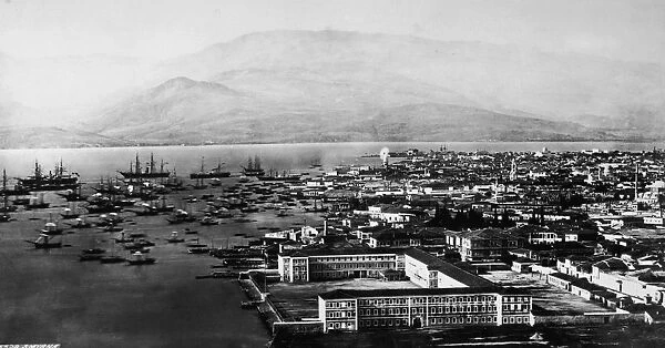 Smyrna. The city of Smyrna (modern Izmir) on the Turkish coast, circa 1880