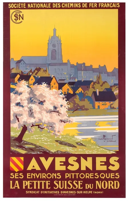Framed Print : SNCF Avesnes Poster Framed Print : SNCF Avesnes Poster