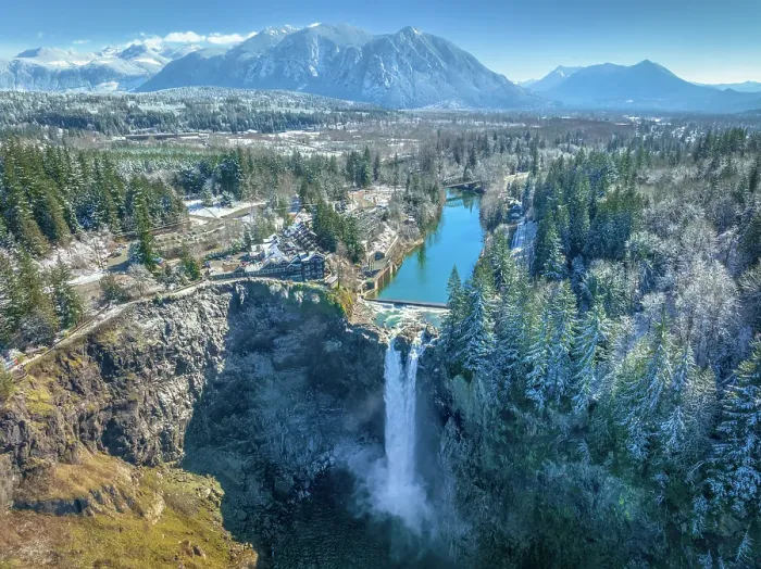 Framed Print : Snoqualmie Falls, Fall City, Washington, USA Framed Print : Snoqualmie Falls, Fall City, Washington, USA
