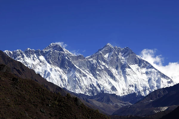 Snow Capped mountains, mount Everest
