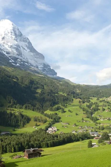 Framed Print : Snow-capped north face of Mt Eiger, green meadows, Grindelwald, Bernese Oberland, Canton of Bern, Alps, Switzerland, Europe Framed Print : Snow-capped north face of Mt Eiger, green meadows, Grindelwald, Bernese Oberland, Canton of Bern, Alps, Switzerland, Europe