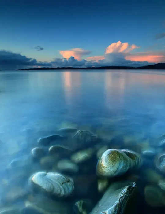 Framed Print : Snow clouds at sunset, Glenuig Bay, Scotland Framed Print : Snow clouds at sunset, Glenuig Bay, Scotland
