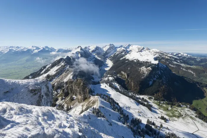 Framed Print : Snow-covered Saentis mountain, 2501m, after an early onset of winter, seen from the southeast, canton of Appenzell Innerrhoden, Switzerland, Europe Framed Print : Snow-covered Saentis mountain, 2501m, after an early onset of winter, seen from the southeast, canton of Appenzell Innerrhoden, Switzerland, Europe