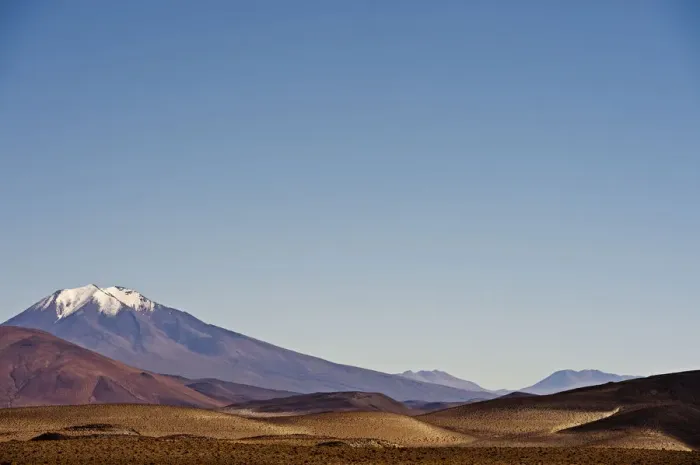 Framed Print : Snow-peaked mountain, Bolivian Andes Framed Print : Snow-peaked mountain, Bolivian Andes