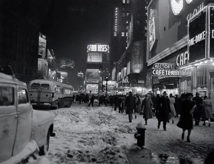 Framed Print : Snow Scene in New York Framed Print : Snow Scene in New York