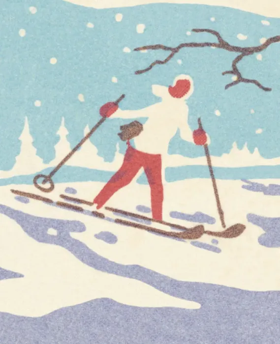 Framed Print : Snow skier