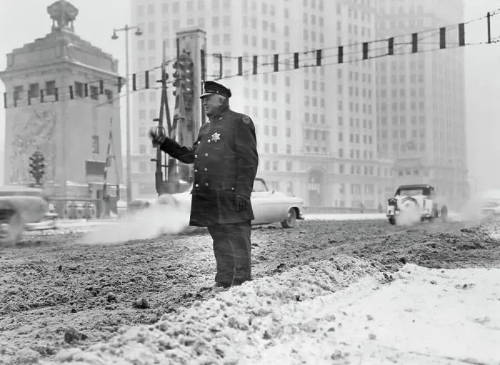 Framed Print : Snowbound In Chicago Framed Print : Snowbound In Chicago