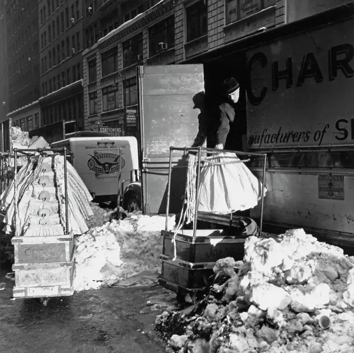Framed Print : Snowstorms Halt New York City Framed Print : Snowstorms Halt New York City