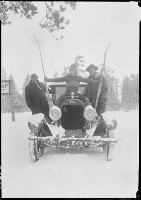Framed Print : Snowy Driving at Big Bear Lake Framed Print : Snowy Driving at Big Bear Lake