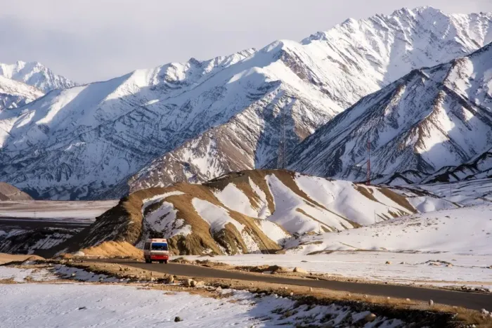 Framed Print : Snowy Ladakh Framed Print : Snowy Ladakh